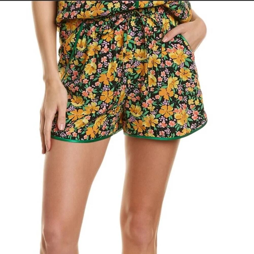 Maje Shorts Ikael Piped Floral Bohemian CottageCore Relaxed Breezy - Size 36(S)